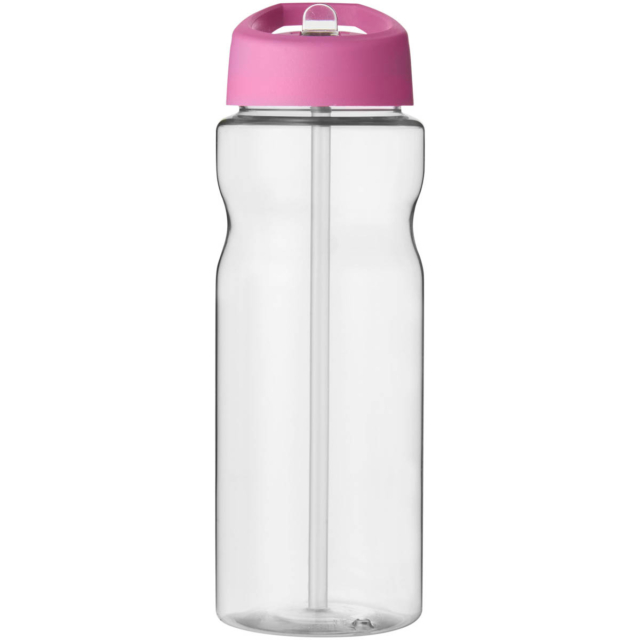 H2O Active® Base 650 ml Sportflasche mit Ausgussdeckel - transparent - Vorderseite