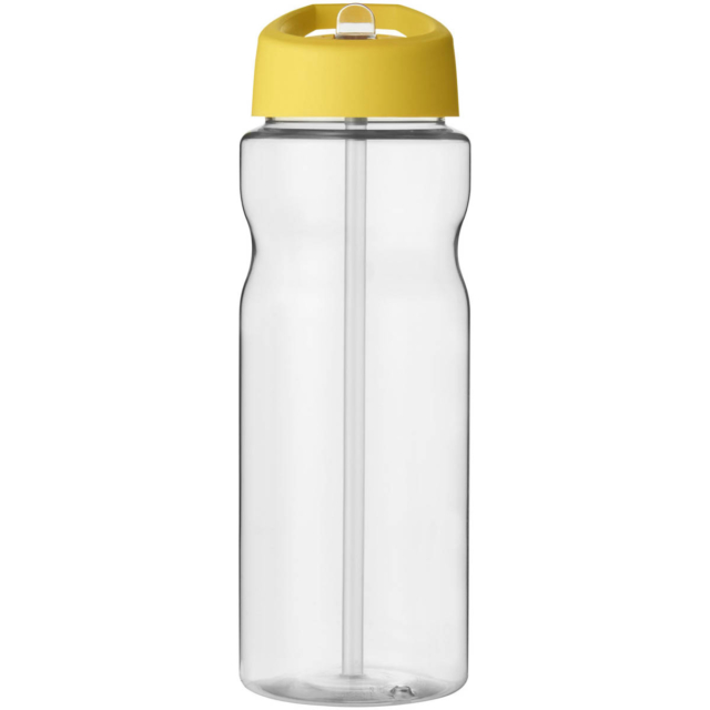 H2O Active® Base 650 ml Sportflasche mit Ausgussdeckel - transparent - Vorderseite