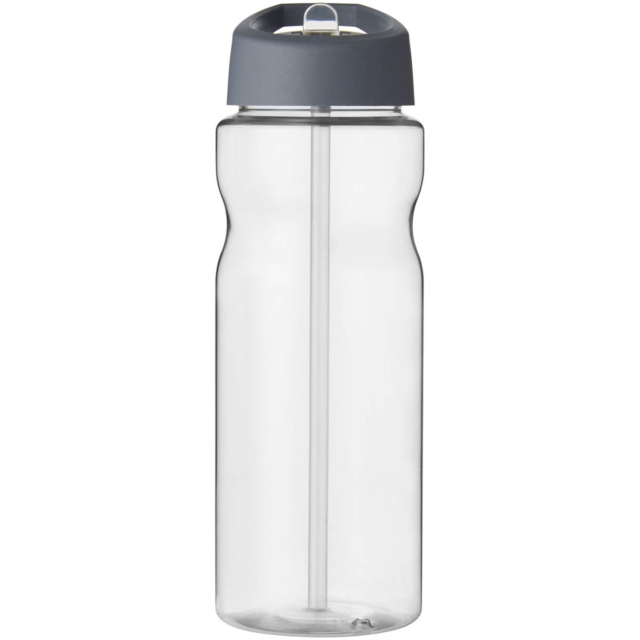 H2O Active® Base 650 ml Sportflasche mit Ausgussdeckel - transparent - Vorderseite