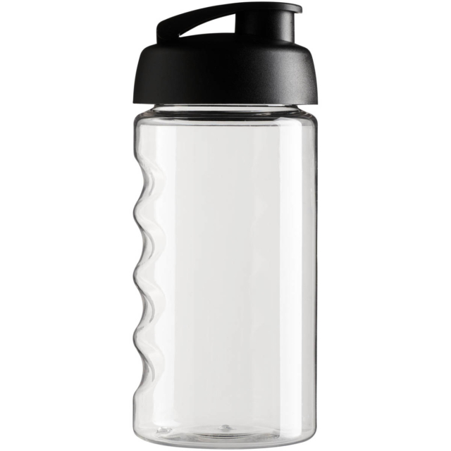 H2O Active® Bop 500 ml Sportflasche mit Klappdeckel - transparent - Rückseite