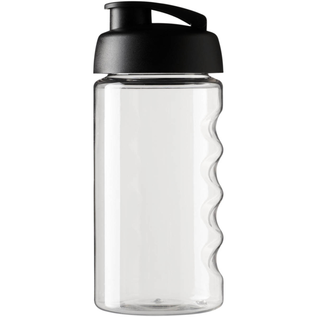 H2O Active® Bop 500 ml Sportflasche mit Klappdeckel - transparent - Vorderseite