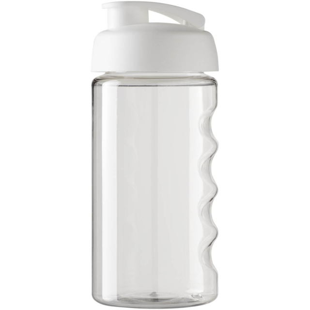 H2O Active® Bop 500 ml Sportflasche mit Klappdeckel - transparent - Vorderseite