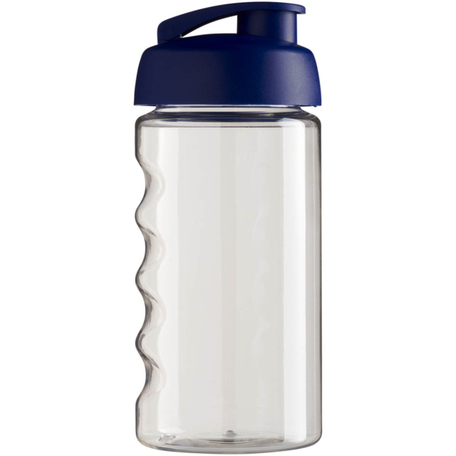 H2O Active® Bop 500 ml Sportflasche mit Klappdeckel - transparent - Rückseite