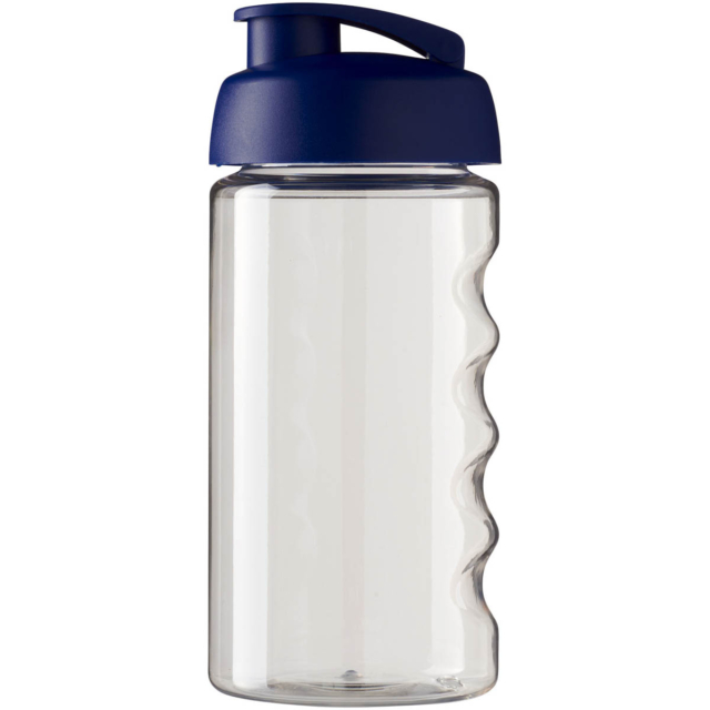 H2O Active® Bop 500 ml Sportflasche mit Klappdeckel - transparent - Vorderseite