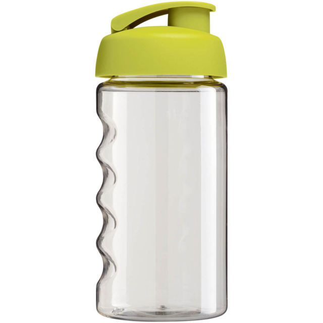 H2O Active® Bop 500 ml Sportflasche mit Klappdeckel - transparent - Rückseite