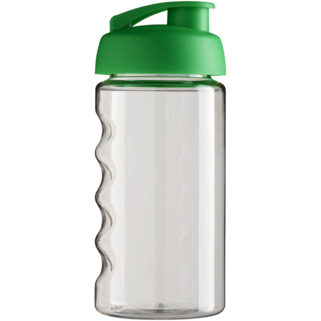 H2O Active® Bop 500 ml Sportflasche mit Klappdeckel - transparent - Rückseite