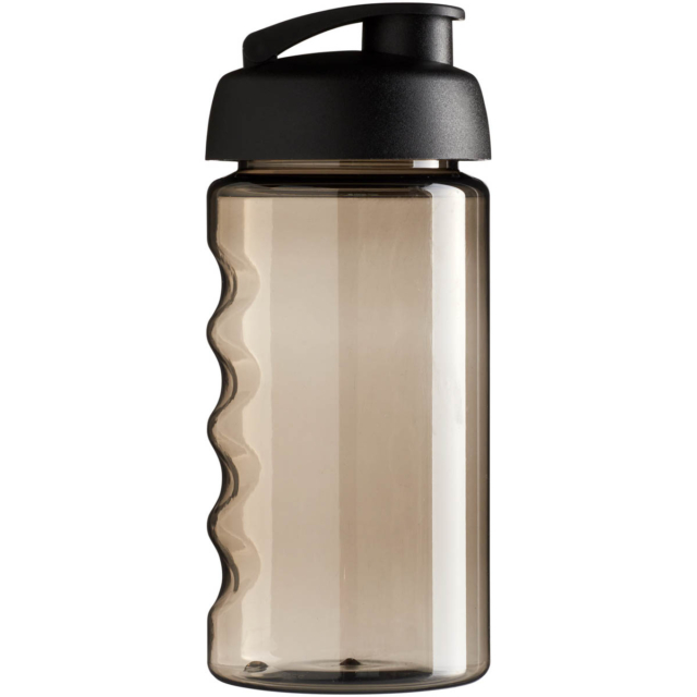 H2O Active® Bop 500 ml Sportflasche mit Klappdeckel - charcoal - Rückseite