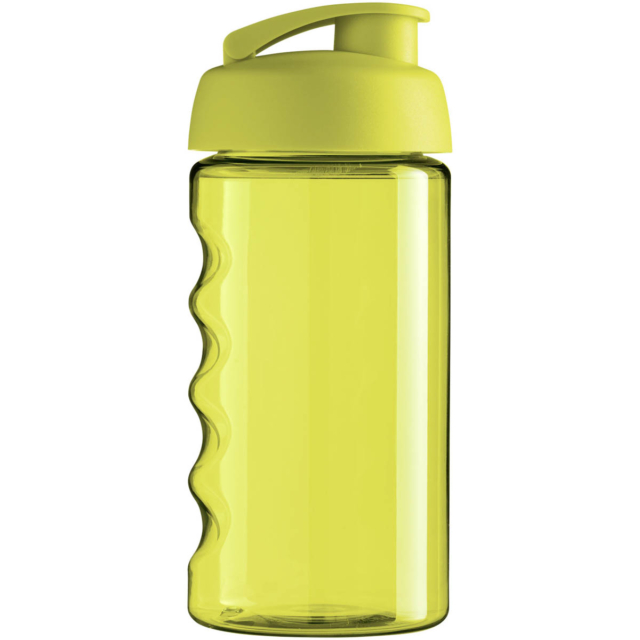 H2O Active® Bop 500 ml Sportflasche mit Klappdeckel - limone - Rückseite