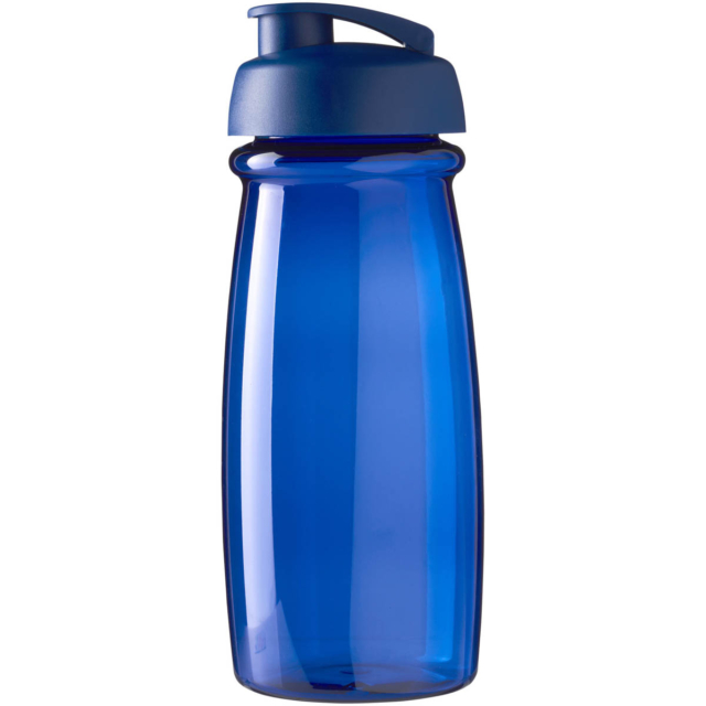 H2O Active® Pulse 600 ml Sportflasche mit Klappdeckel - blau - Vorderseite