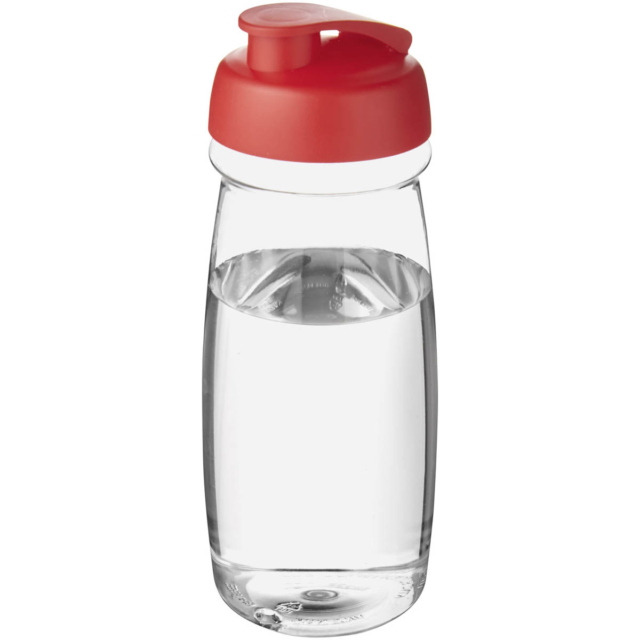 H2O Active® Pulse 600 ml Sportflasche mit Klappdeckel - transparent - Hauptfoto