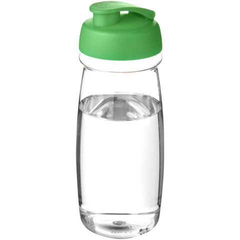 H2O Active® Pulse 600 ml Sportflasche mit Klappdeckel - transparent - Hauptfoto