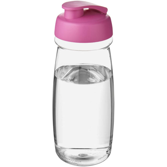 H2O Active® Pulse 600 ml Sportflasche mit Klappdeckel - transparent - Hauptfoto