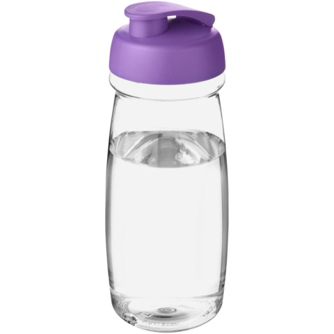 H2O Active® Pulse 600 ml Sportflasche mit Klappdeckel - transparent - Hauptfoto