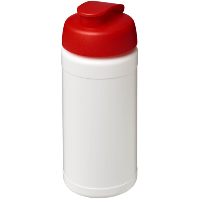 Baseline® Plus 500 ml Sportflasche mit Klappdeckel - weiss - Hauptfoto