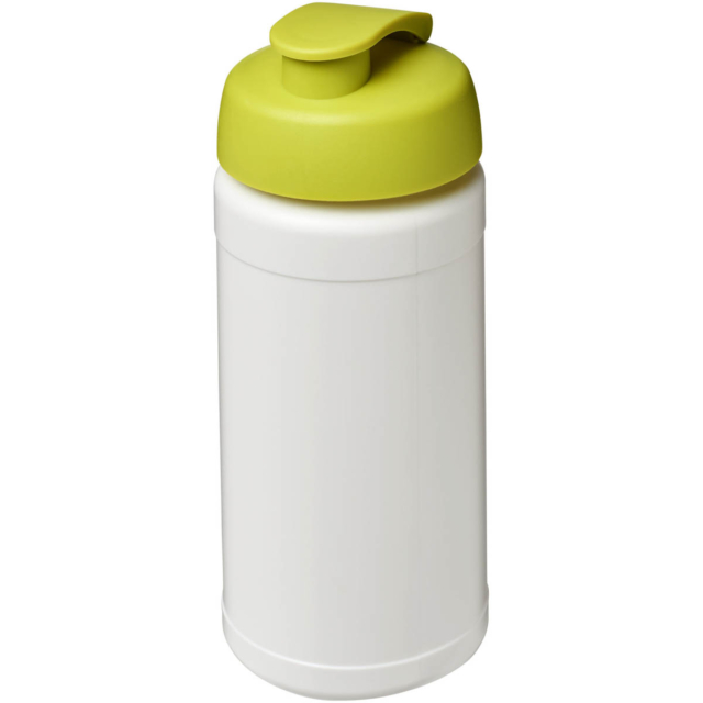 Baseline® Plus 500 ml Sportflasche mit Klappdeckel - weiss - Hauptfoto