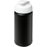 Baseline® Plus 500 ml Sportflasche mit Klappdeckel - schwarz - Hauptfoto