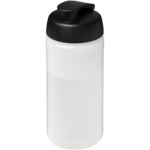 Baseline® Plus 500 ml Sportflasche mit Klappdeckel - transparent - Hauptfoto