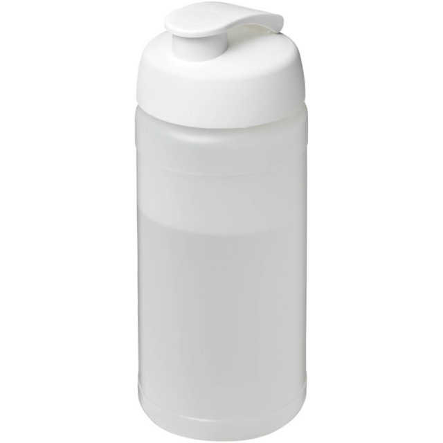 Baseline® Plus 500 ml Sportflasche mit Klappdeckel - transparent - Hauptfoto