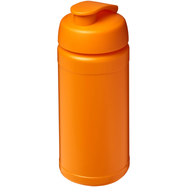 Baseline® Plus 500 ml Sportflasche mit Klappdeckel - orange - Hauptfoto