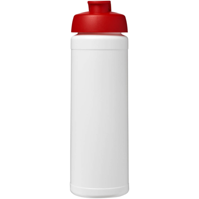 Baseline® Plus 750 ml Flasche mit Klappdeckel - weiss - Vorderseite