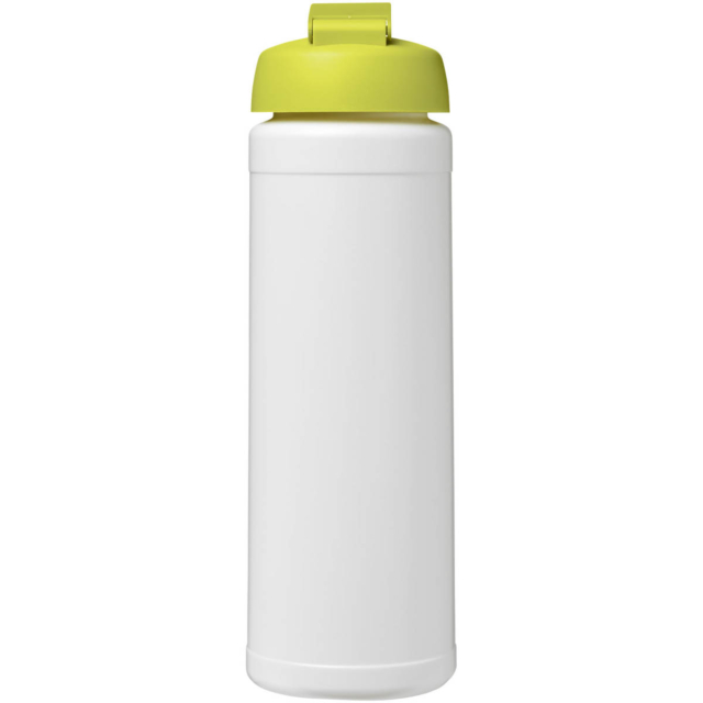 Baseline® Plus 750 ml Flasche mit Klappdeckel - weiss - Rückseite