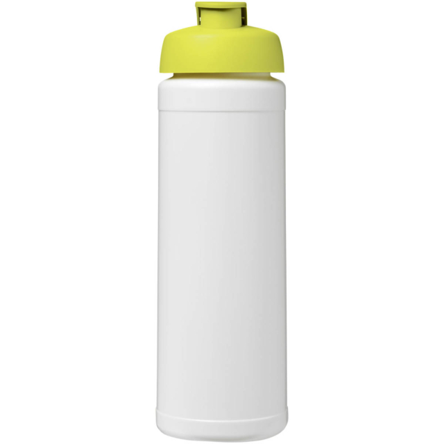 Baseline® Plus 750 ml Flasche mit Klappdeckel - weiss - Vorderseite