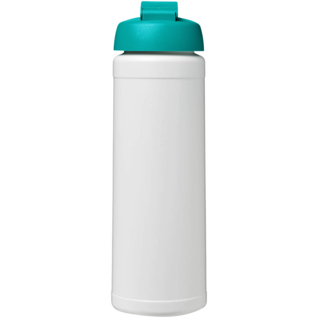 Baseline® Plus 750 ml Flasche mit Klappdeckel - weiss - Rückseite