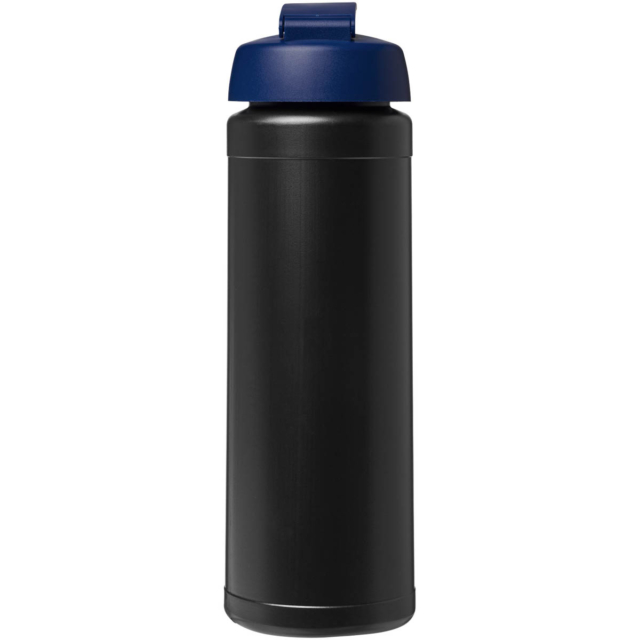 Baseline® Plus 750 ml Flasche mit Klappdeckel - schwarz - Rückseite