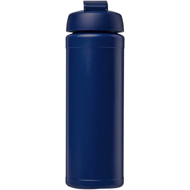 Baseline® Plus 750 ml Flasche mit Klappdeckel - blau - Rückseite