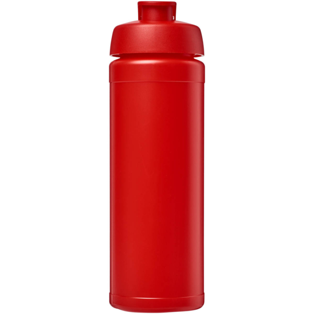 Baseline® Plus 750 ml Flasche mit Klappdeckel - rot - Vorderseite