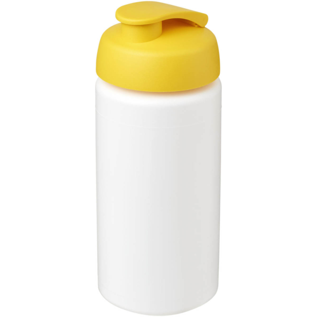 Baseline® Plus grip 500 ml Sportflasche mit Klappdeckel - weiss - Hauptfoto