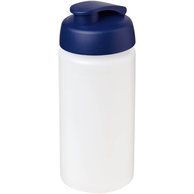 Baseline® Plus grip 500 ml Sportflasche mit Klappdeckel - transparent - Hauptfoto