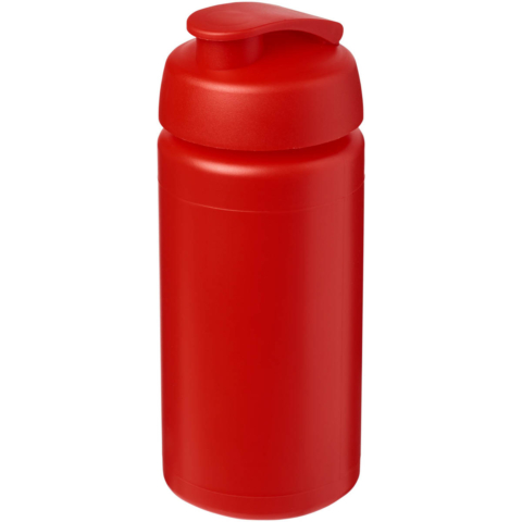 Baseline® Plus grip 500 ml Sportflasche mit Klappdeckel - rot - Hauptfoto