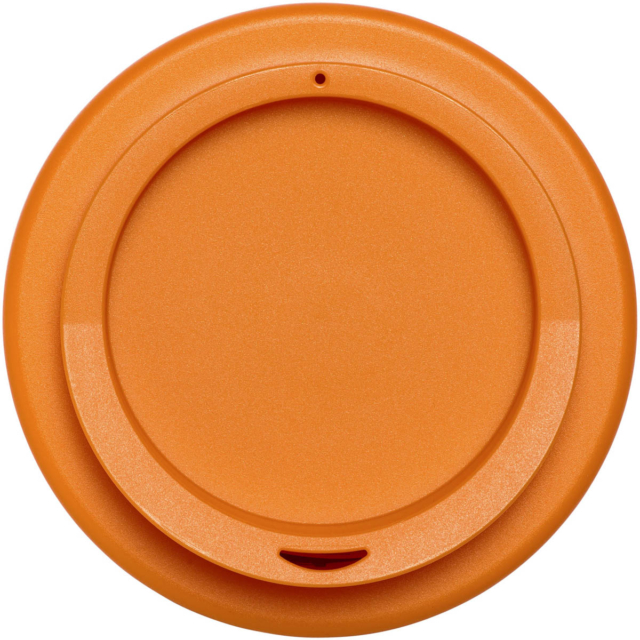 Brite-Americano® 350 ml Isolierbecher mit Schutzring Reifen-Design - orange - Extra 1