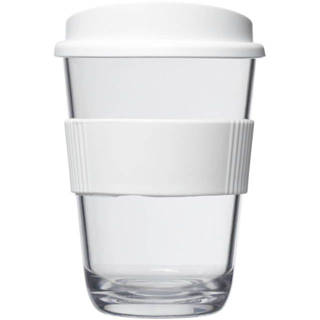 Americano® Cortado 300 ml Becher mit Griff - weiss - Vorderseite