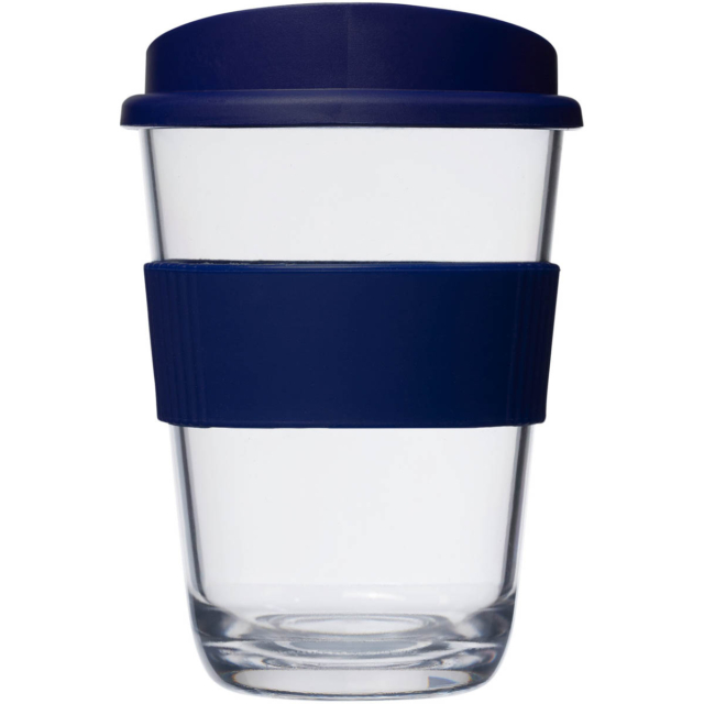 Americano® Cortado 300 ml Becher mit Griff - blau - Vorderseite