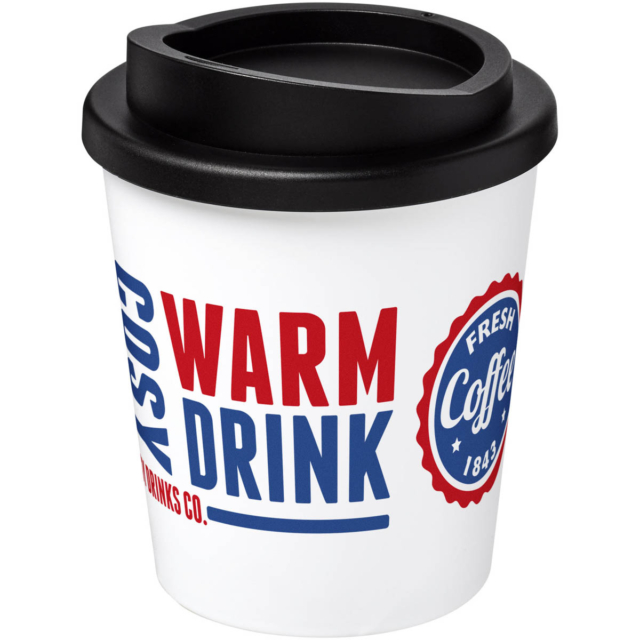 Americano® Espresso 250 ml Isolierbecher - weiss - Logo 1