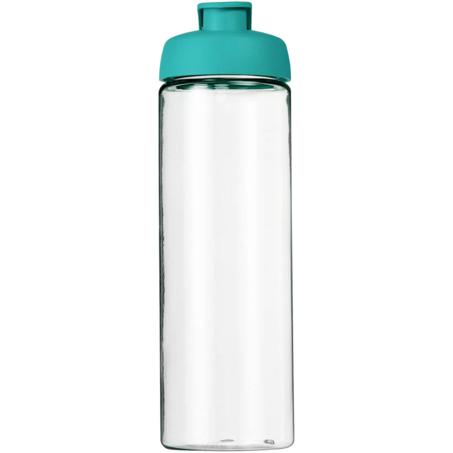 H2O Active® Vibe 850 ml Sportflasche mit Klappdeckel - transparent - Vorderseite