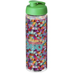 H2O Active® Vibe 850 ml Sportflasche mit Klappdeckel - transparent - Logo 1
