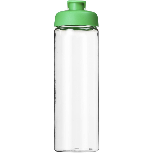 H2O Active® Vibe 850 ml Sportflasche mit Klappdeckel - transparent - Vorderseite