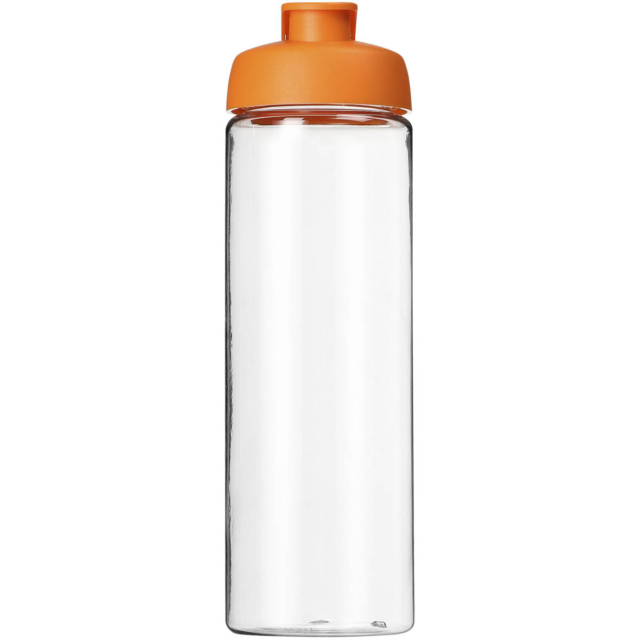 H2O Active® Vibe 850 ml Sportflasche mit Klappdeckel - transparent - Vorderseite