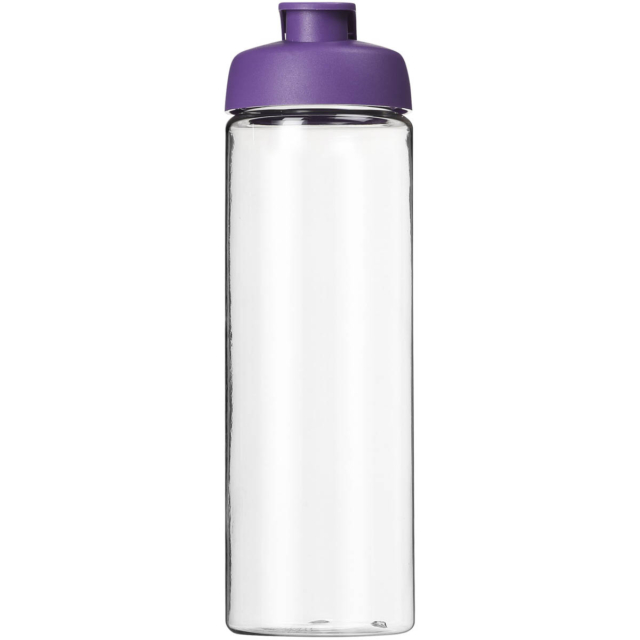 H2O Active® Vibe 850 ml Sportflasche mit Klappdeckel - transparent - Vorderseite