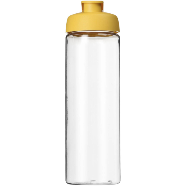 H2O Active® Vibe 850 ml Sportflasche mit Klappdeckel - transparent - Vorderseite