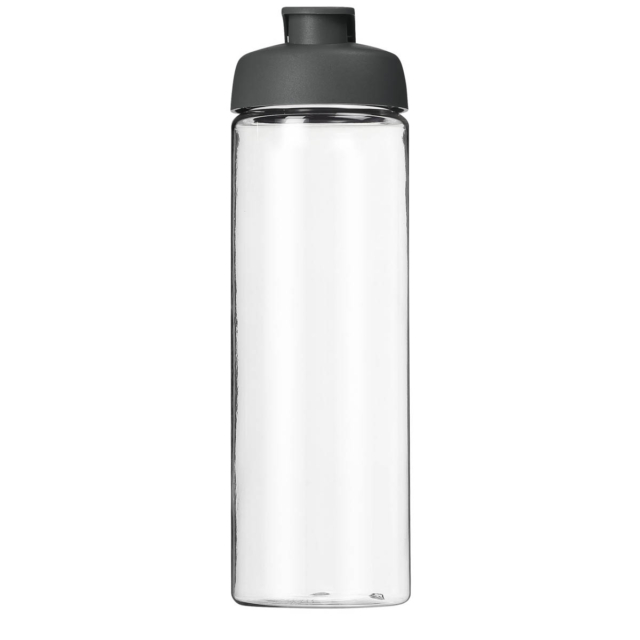 H2O Active® Vibe 850 ml Sportflasche mit Klappdeckel - transparent - Vorderseite