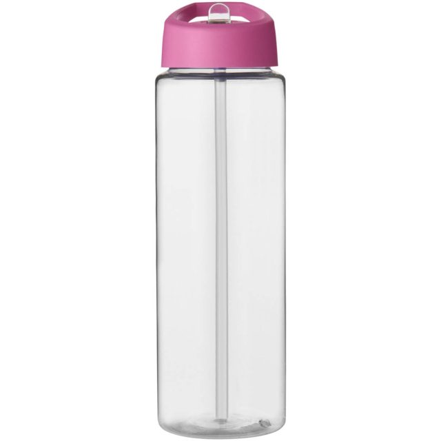 H2O Active® Vibe 850 ml Sportflasche mit Ausgussdeckel - transparent - Vorderseite