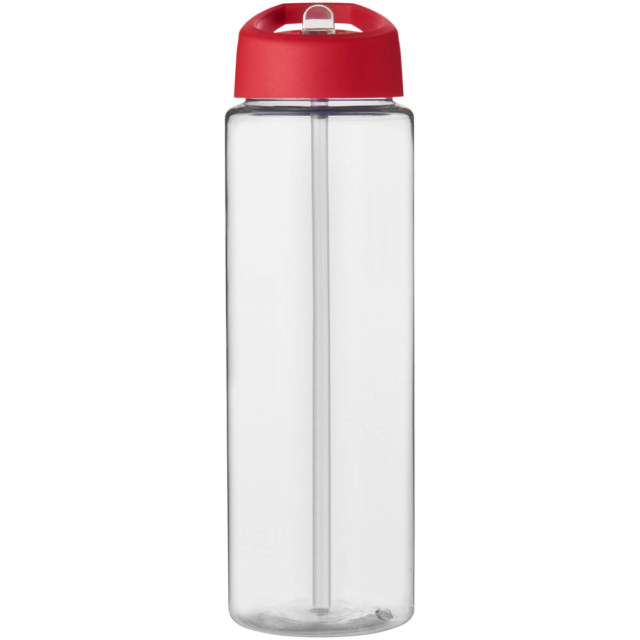 H2O Active® Vibe 850 ml Sportflasche mit Ausgussdeckel - transparent - Vorderseite