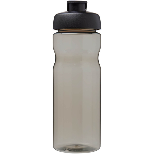 H2O Active® Eco Base 650 ml Sportflasche mit Klappdeckel - charcoal - Vorderseite