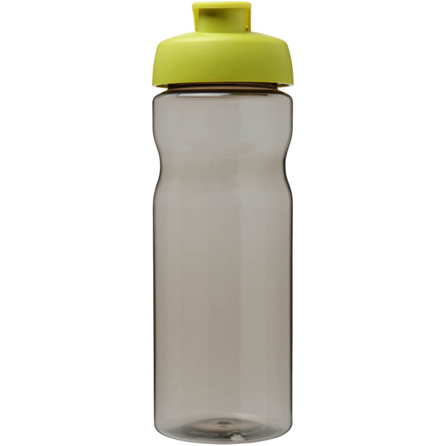 H2O Active® Eco Base 650 ml Sportflasche mit Klappdeckel - kohle - Vorderseite