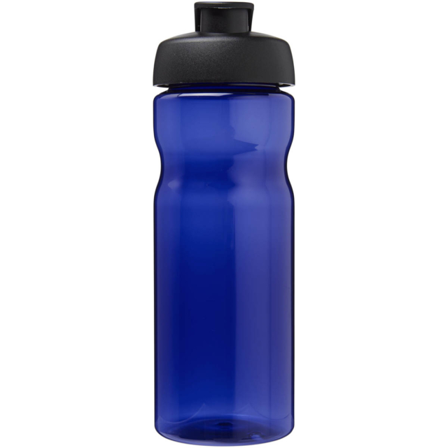 H2O Active® Eco Base 650 ml Sportflasche mit Klappdeckel - blau - Vorderseite