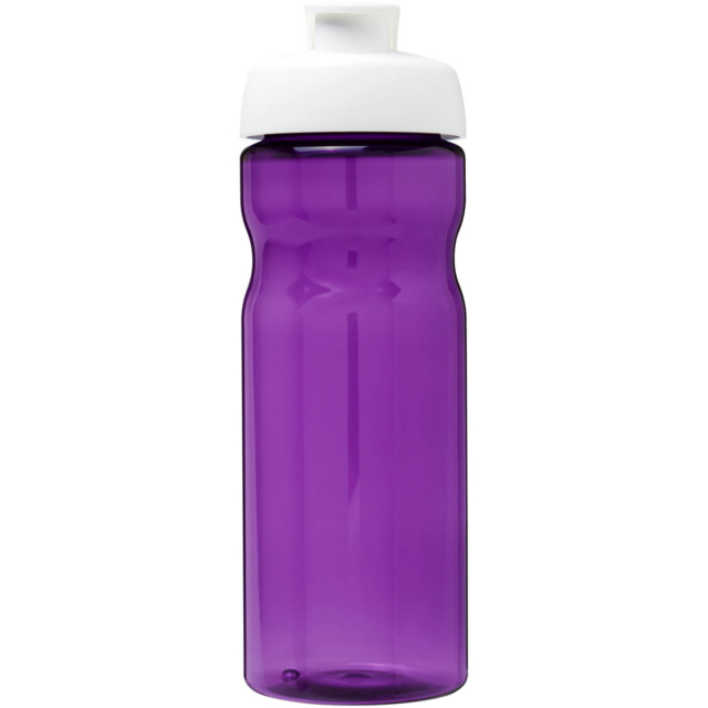 H2O Active® Eco Base 650 ml Sportflasche mit Klappdeckel - lila - Vorderseite